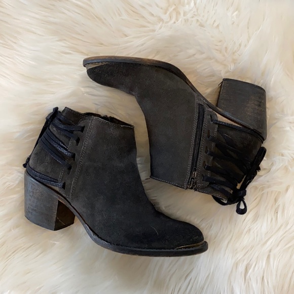 A n t h r o p o l o g i e • Sueded booties - Picture 1 of 9